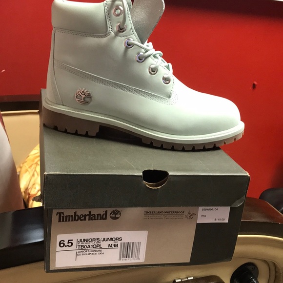 timberland junior size